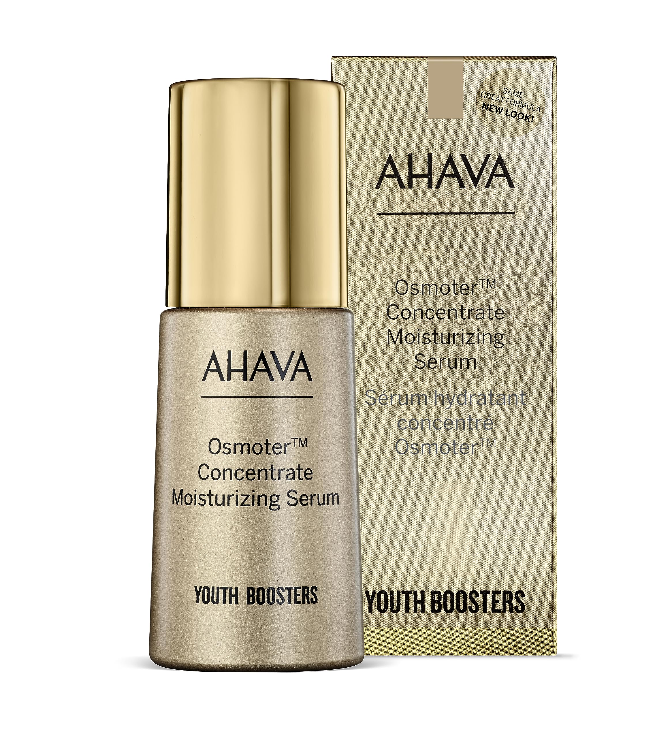AHAVA Osmoter Concentrate Moisturizing Serum - Lightweight Concentrated Serum to Boost Youthfulness & Radiance from within, Enhance Hydration, with Argan Oil, Hyaluronic Acid & Osmoter X3, 1 Fl.Oz